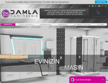 Tablet Screenshot of damlayapiteknik.com